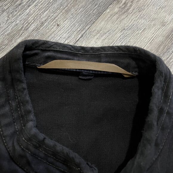 Vintage German Black Utility Field Vest L - Picture 3 of 5